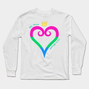 Poly Pride Heart Long Sleeve T-Shirt